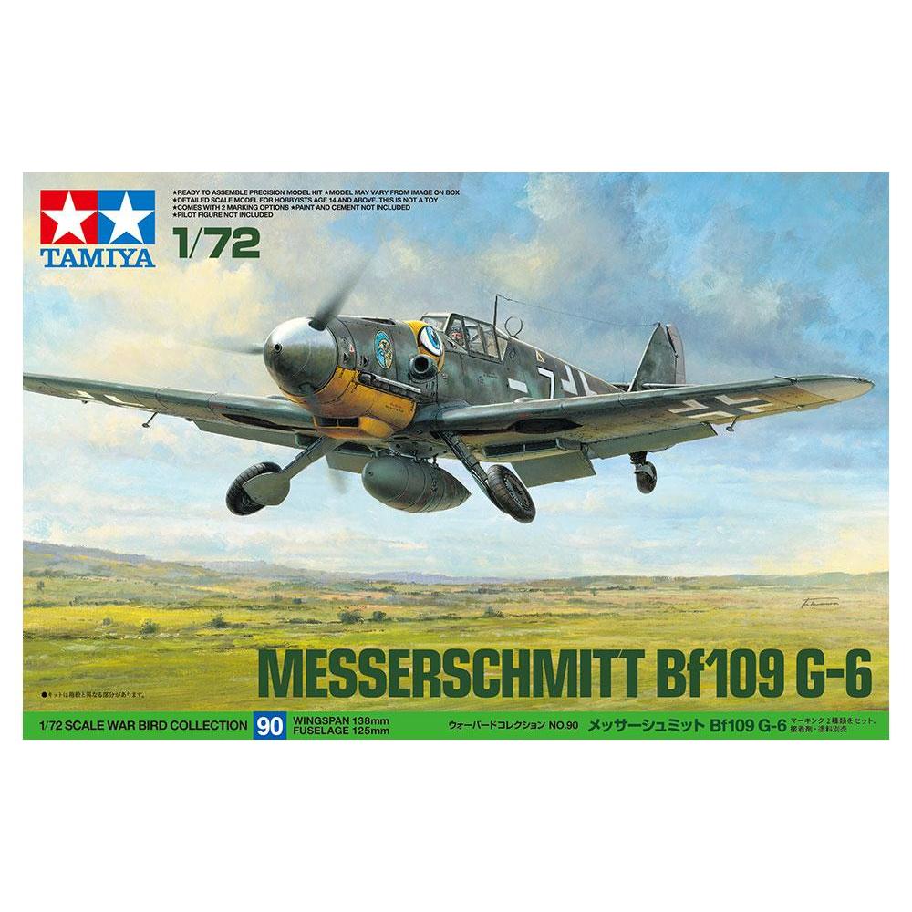 Tamiya 60790 1/72 MESSERSCHMITT BF109 G-6 model kit
