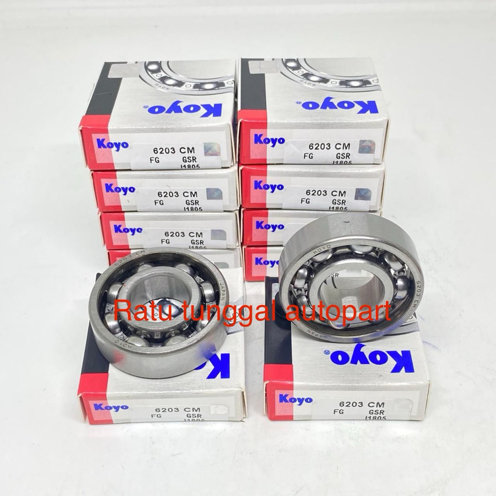 BEARING 6203 CM KOYO 6203CM KOYO TANPA TUTUP