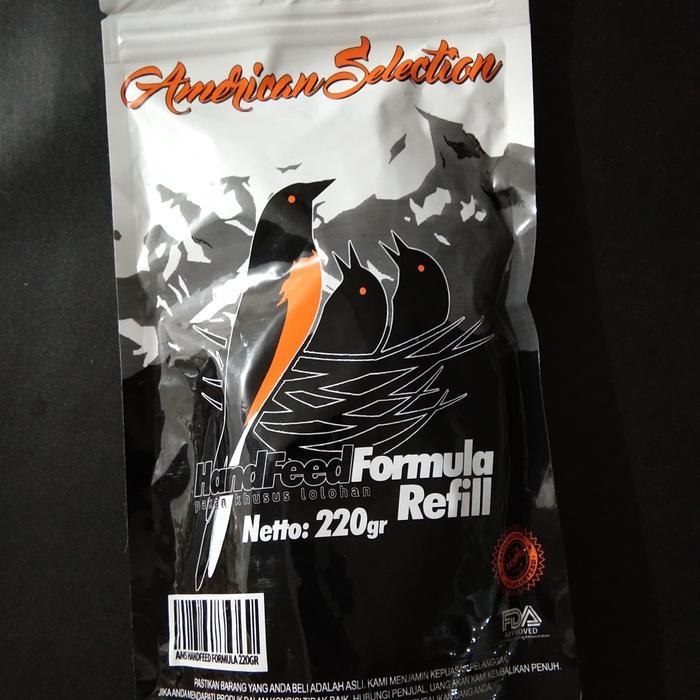 AMS AMERICAN SELECTION 220 HANDFEED FORMULA pakan lolohan burung murai