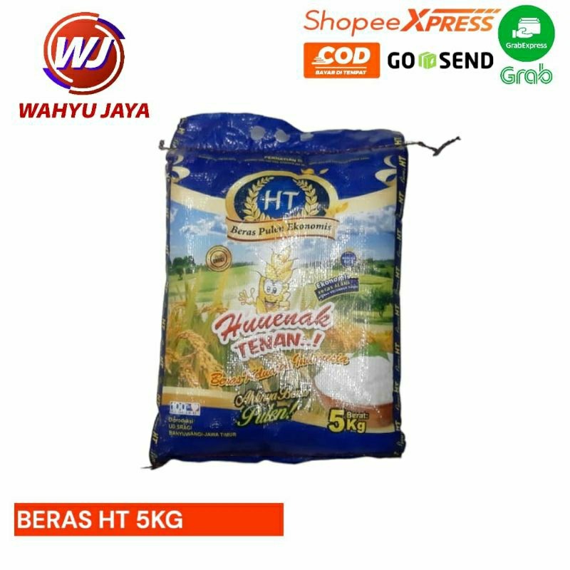 Beras Pulen HT Uenak 5kg Kualitas Bagus