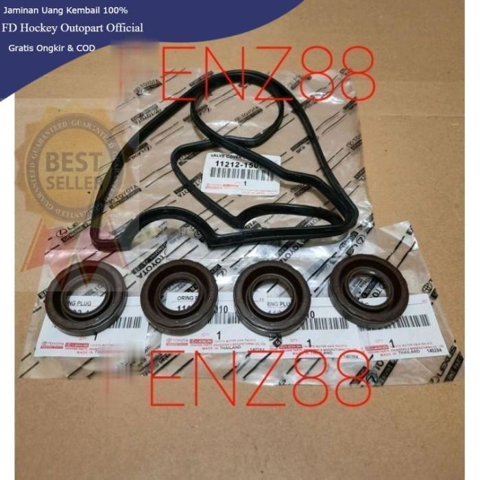 PAKING KLEP PAKING TUTUP KLEP SEAL SIL BUSI GREAT - SOLUNA -TWINCAM ALL NEW COROLLA 1SET -soniacos