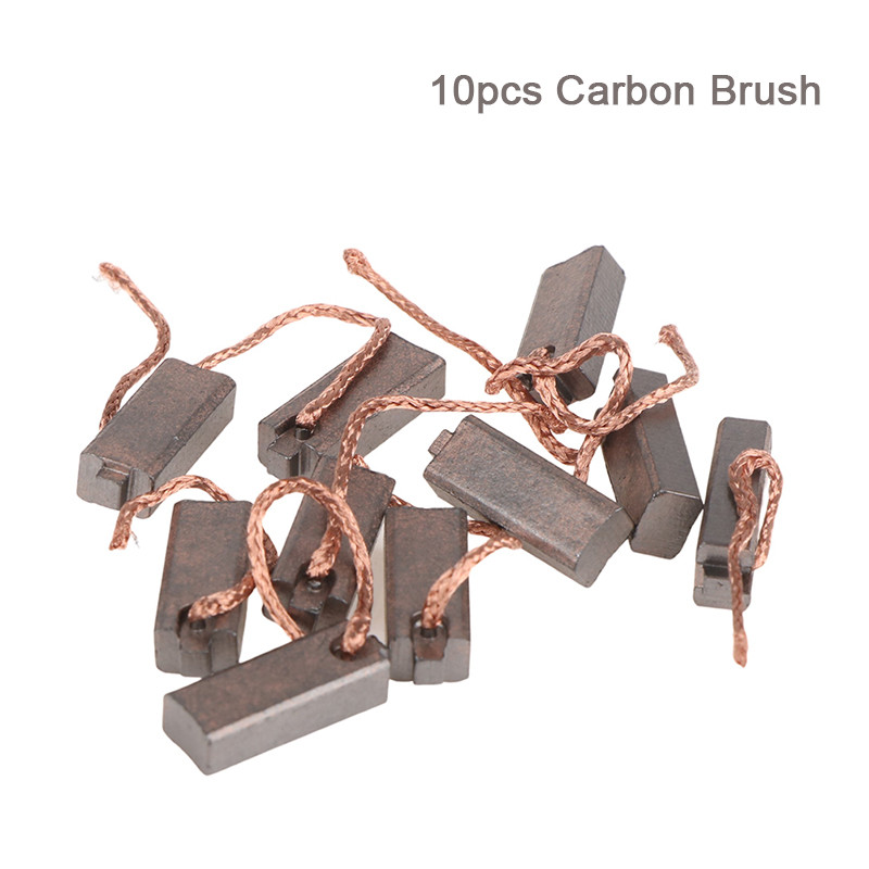 10pcs 5*7*19mm High Quality Copper Electric Generator Carbon Brushes Car Alternator Power Tools Car 