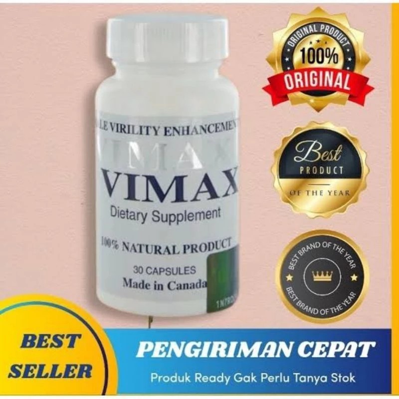 VIMAX IZON CANADA 30 KAPSUL ORIGINAL PEMBESAR PERMANEN KUAT KERAS TAHAN LAMA BPOM AMPUH