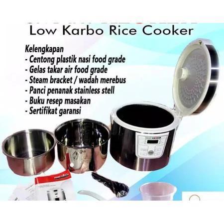 Rice Cooker Low Carbo 1,8 Liter 500 Watt