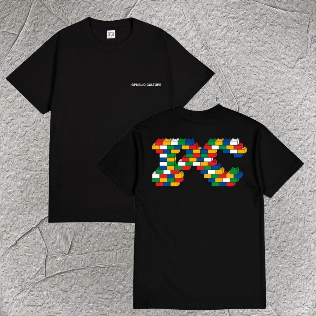 COD  Public Culture - Block Tee - Black Fashion T-Shirt