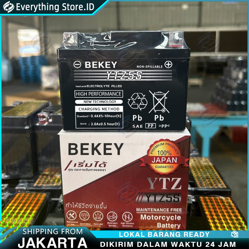 12v7ah Aki Motor GTZ5S MF Aki Kering Honda Kharisma Motor Honda Beat Vario 110 SupraX125 Scoopy Spac