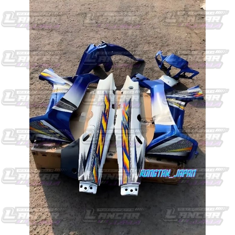 full set bodi halus fizr f1zr fiz r biru putih 2004 cover body fizr f1zr fiz r biru putih 2004