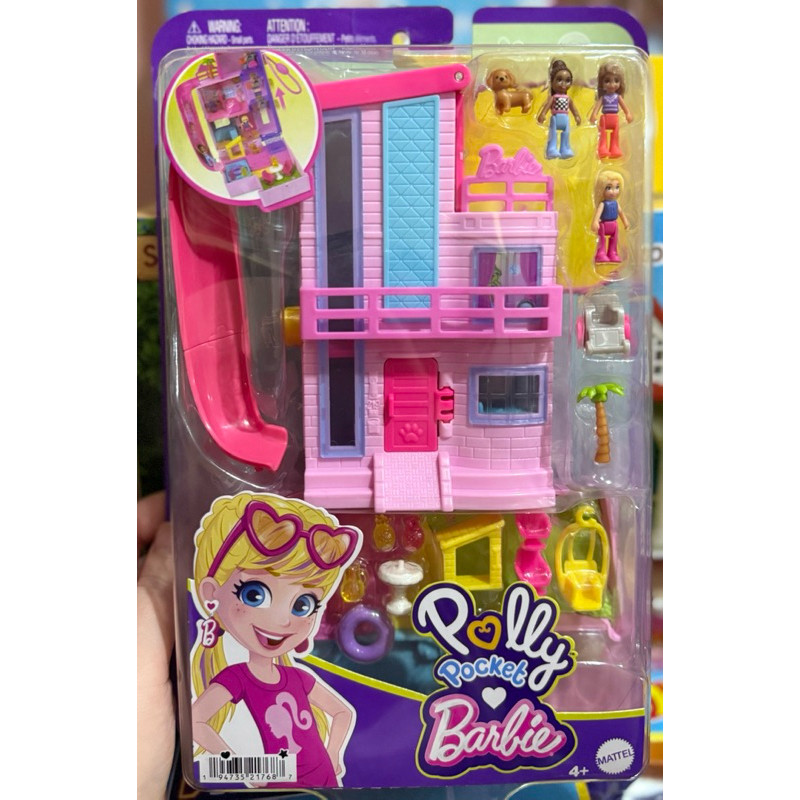 Discount Set Mainan Polly Pocket Barbie Dream House