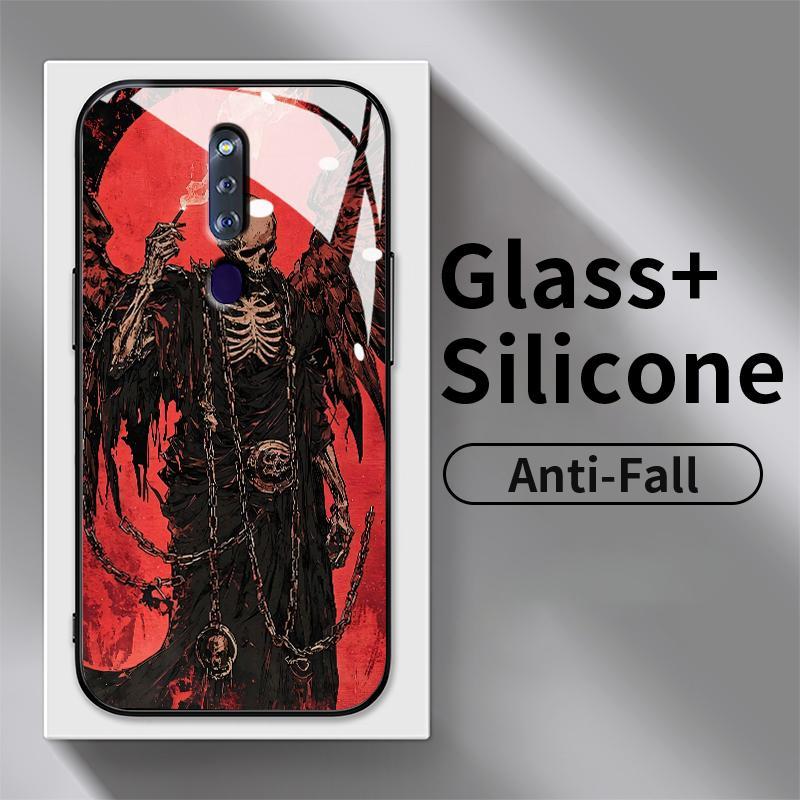 Case Hp OPPO F11 Pro F9 F5 Youth F7 F15 F17 F19 F19s F1s F21 4G F21s F23 F25 Find X3 Lite K9x Kaca G