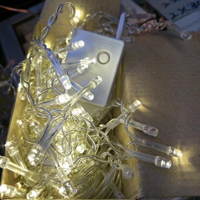 lampu natal tirai / lampu tirai tumbler kelap kelip lampu kedap kedip