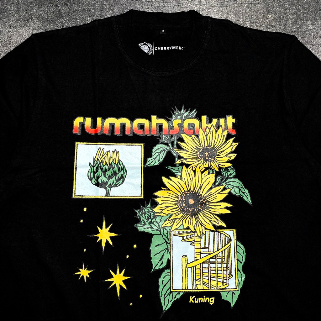 Tshirt RUMAHSAKIT - KUNING Kaos Merchandise Bahan Cotton combed 24s