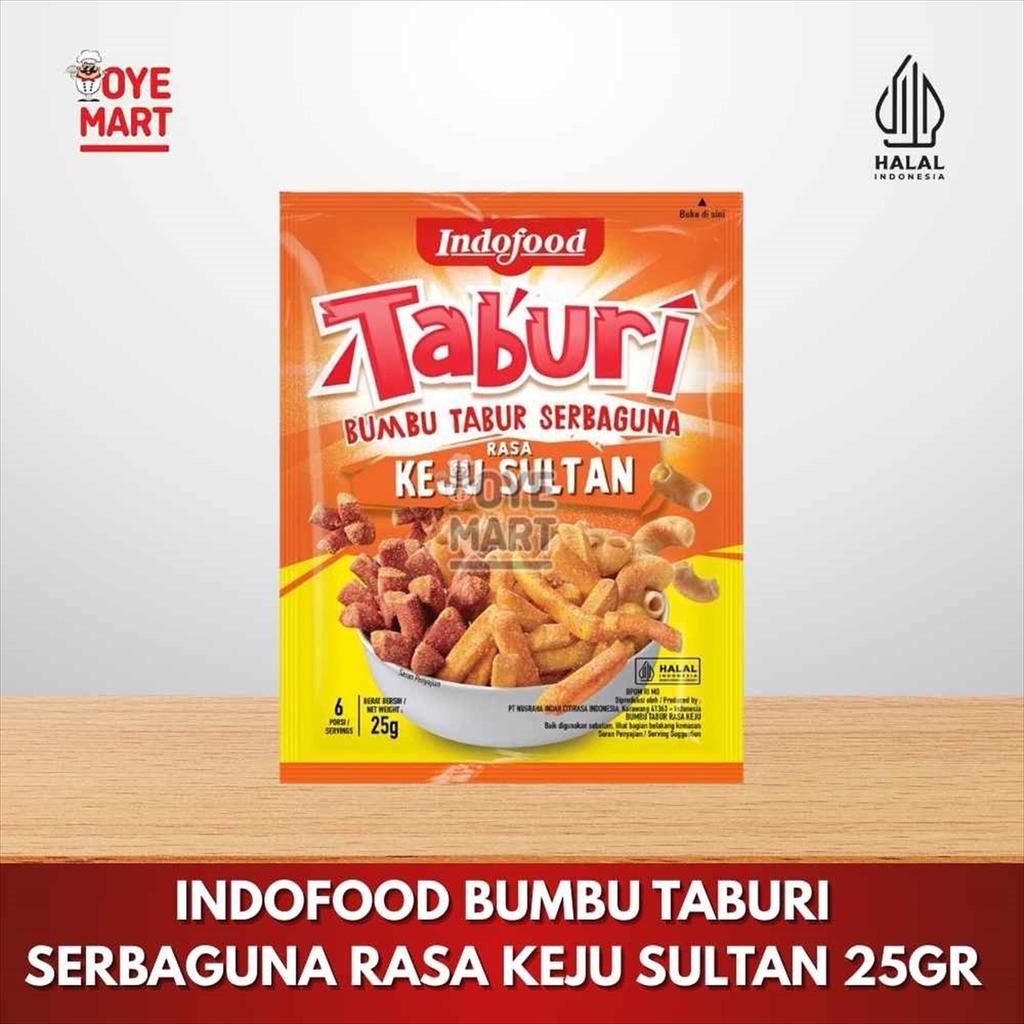 INDOFOOD TABURI  BUMBU TABUR  SERBAGUNA RASA KEJU SULTAN 25GR