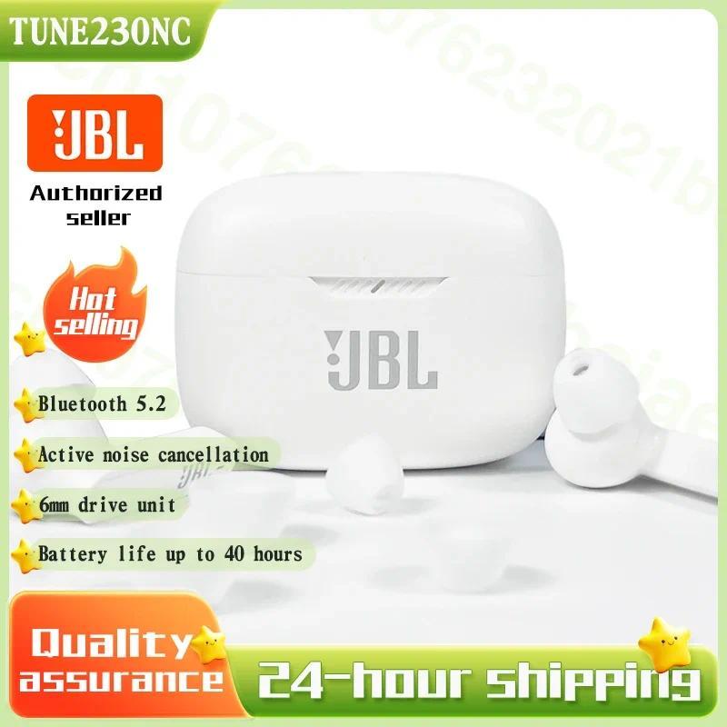 Original JBL Tune 230nc TWS Wireless Bluetooth Headset Stereo Bass Waterproof Sports Earphone with M