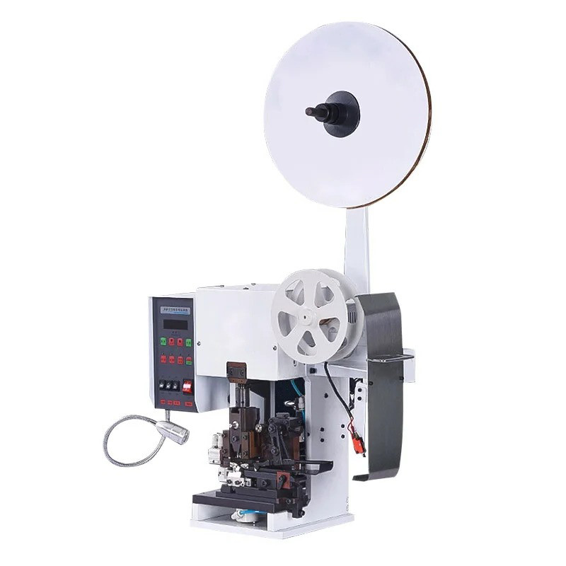 Allinone Automatic Cable Striping Crimping Machine Horizontal Terminal Crimper for Jacketed Multicor