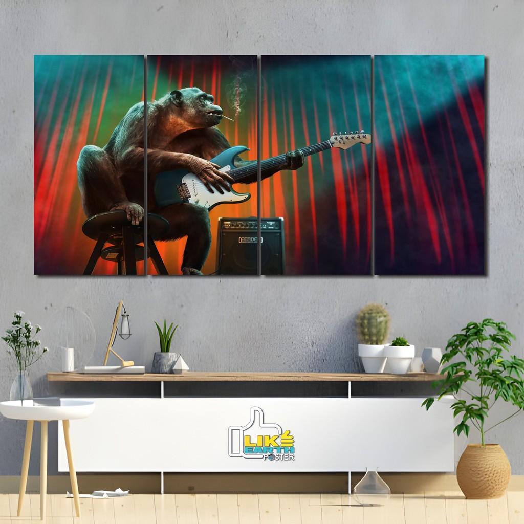Poster dinding live music 1 set custom wallpaper studio music hd background live streaming
