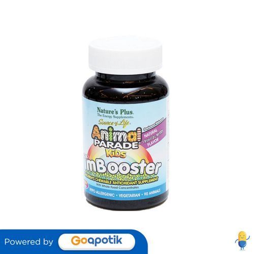 Nature'S Plus Animal Parade Kids Immune Booster Botol 90 Tablet