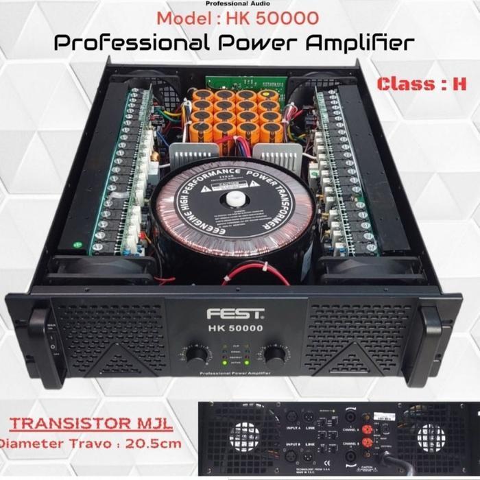 Power Amplifier FEST HK50000 Original Class H Ampli Hk 50000