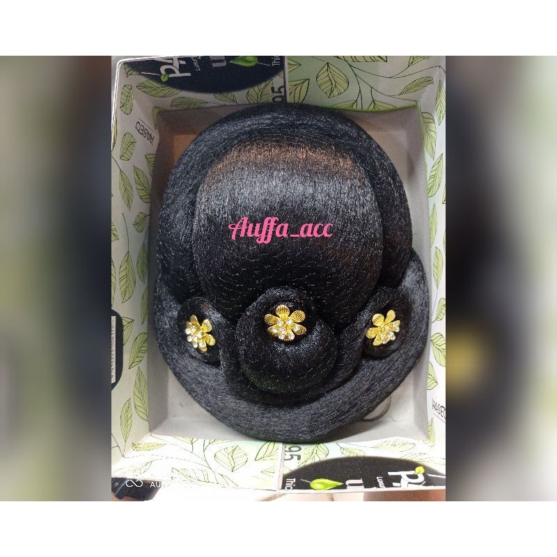 sanggul modern /konde oval modern + tusuk konde