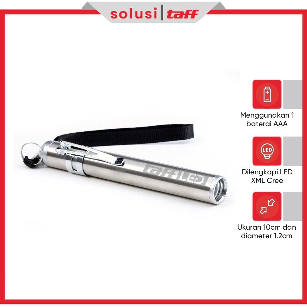 ST - TAFFLED Senter LED Mini Flashlight CREE XML - Mini 865