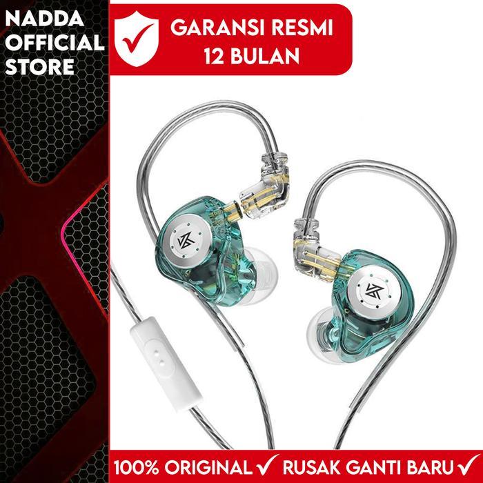 Next BASS KZ EDX Pro Earphone Single Dynamic Driver In Ear Monitor Headset - EDX Pro Black, + KABEL 