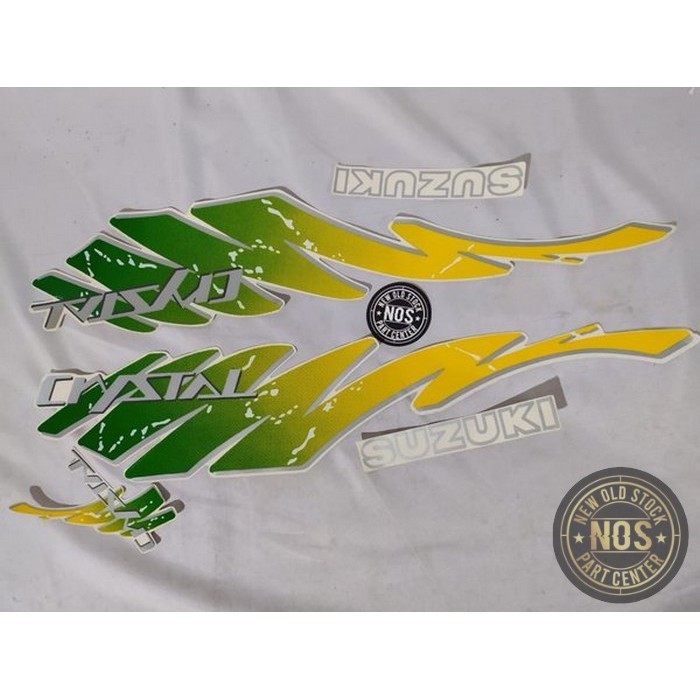 striping sticker suzuki crystal 1993 copy original