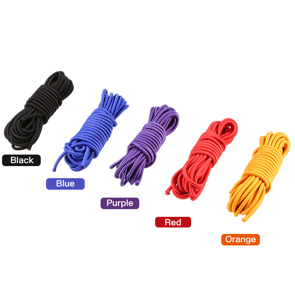 5 Meters 4mm / 5mm Kayak Boat Elastic Bungee Cord Rope for Surfing