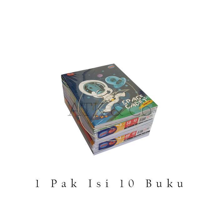 [PACK] Buku Tulis SIDU 58 Lembar 1 Pak Isi 10 Buku Sinar Dunia - SIDU 58 1 Pak
