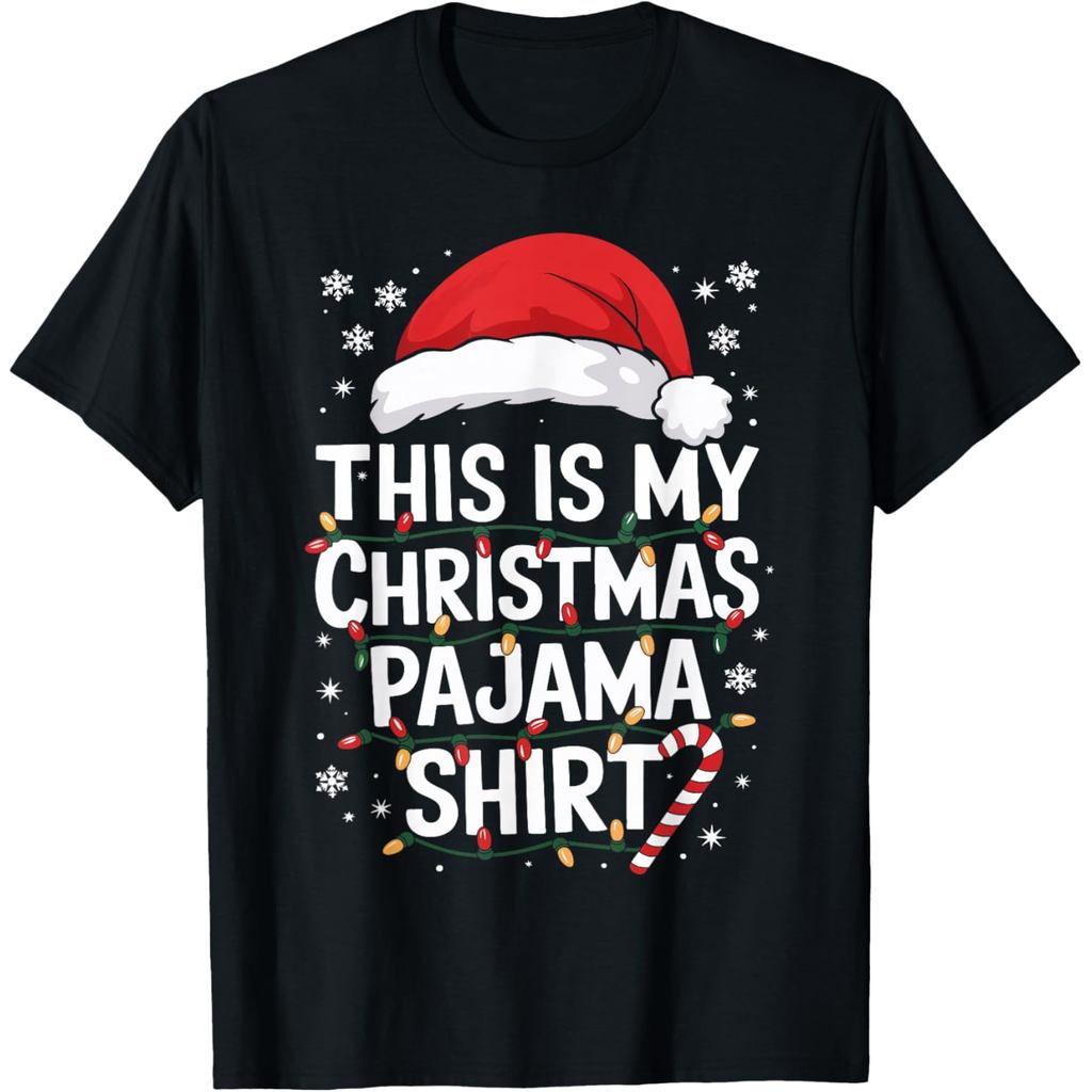 *COD* Ini Adalah Kemeja Piyama Natal Saya Dewasa XMas PJs Pria Wanita T-Shirt