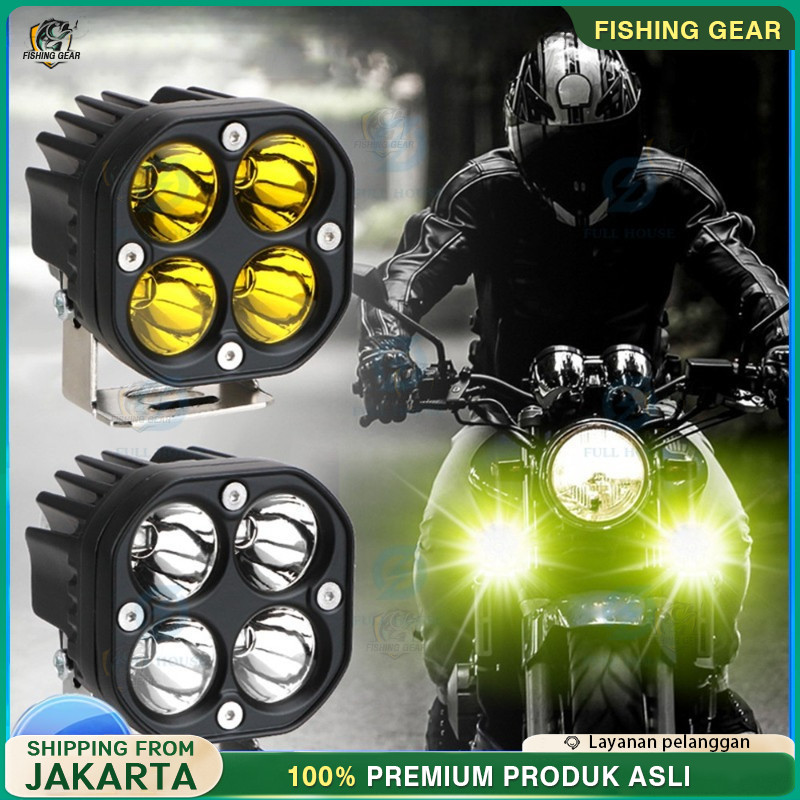 LED d4 mobil motor Worklight 4 titik mata 40 watt Lampu tembak 24 volt truk Sorot laser gun LED d4 L