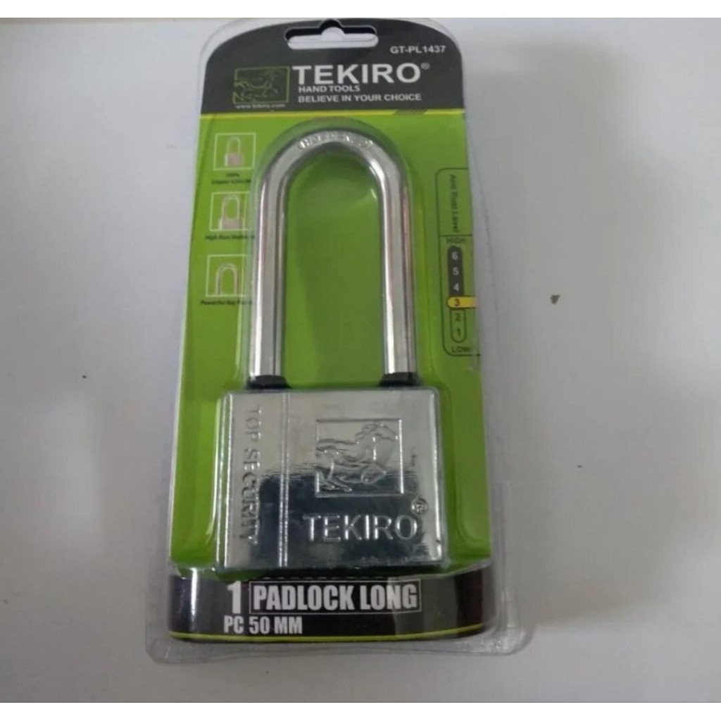 Tekiro Gembok Pendek Kuat Anti Karat Anti Maling Gembok Original Tekiro Padlock Short Co