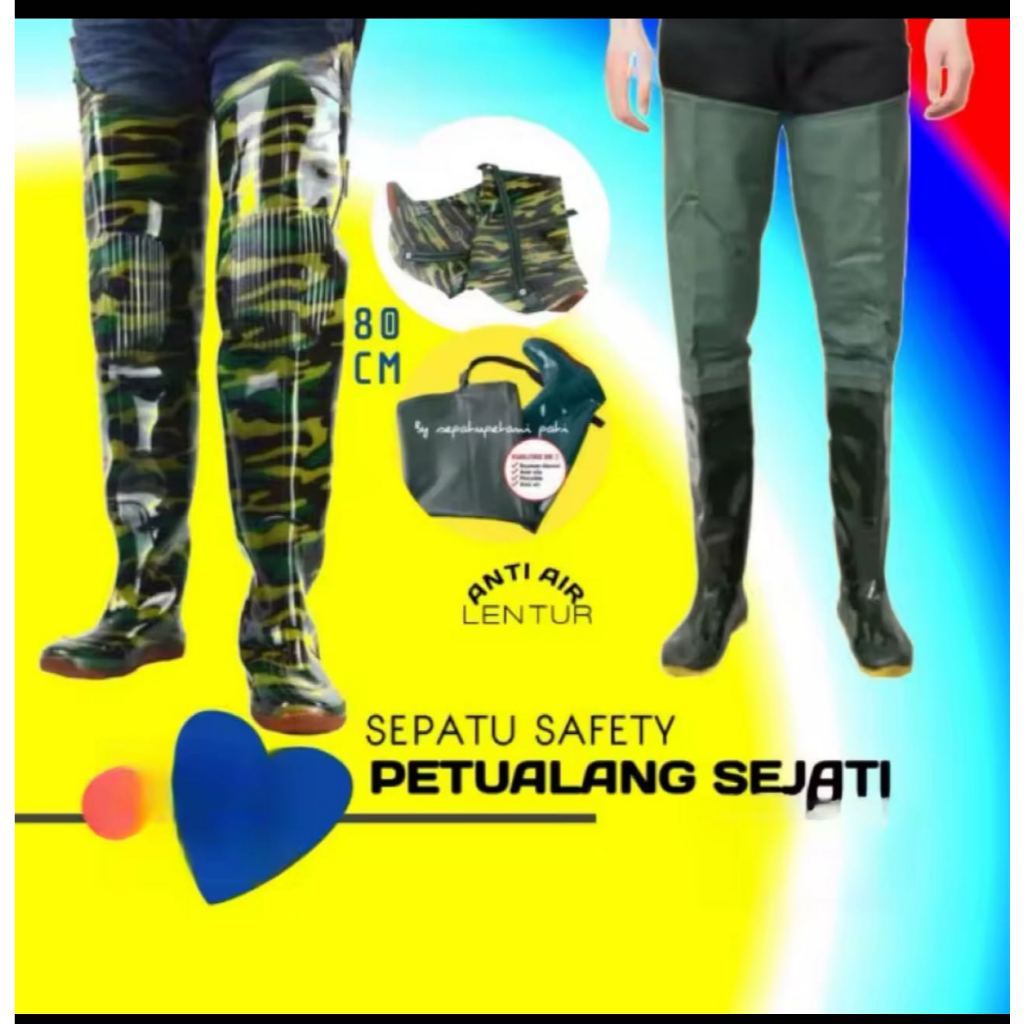 Sepatu Boot Boots But Pria Wanita Dewasa Sawah Petani Nelayan Kebun Rawa Tambak Mancing Kebun Karet 
