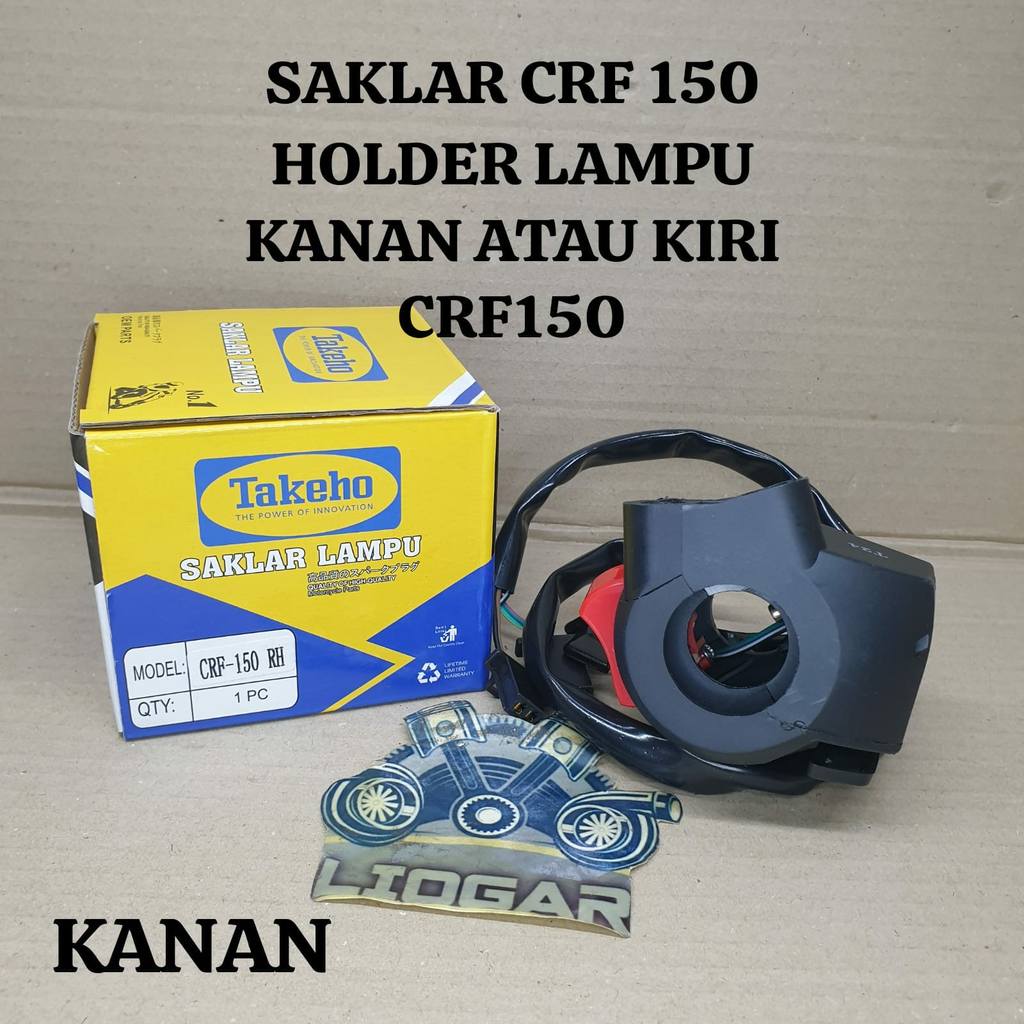 SAKLAR CRF 150 HOLDER LAMPU KANAN ATAU KIRI CRF150