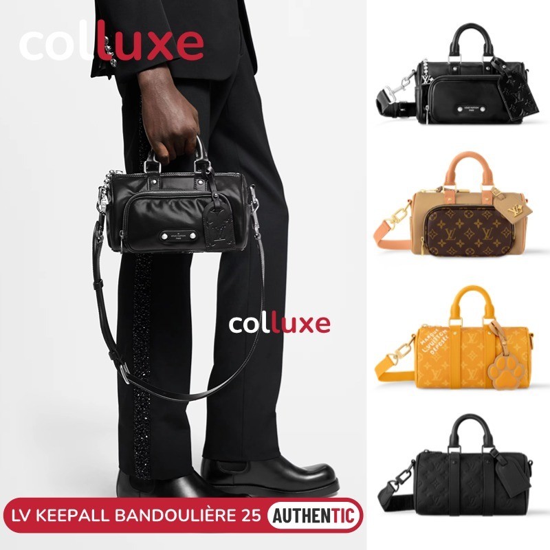 Menyediakan resi Louis Vuitton LV Model tas Keepall Cargo Bandoulière 25 Shoulder Bag