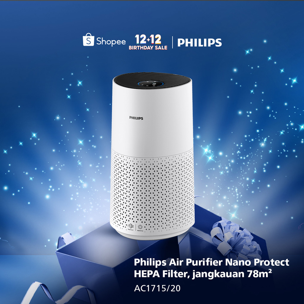 Philips AC1715|20 Pemurni Udara - Saeco Air Purifier NanoProtect HEPA