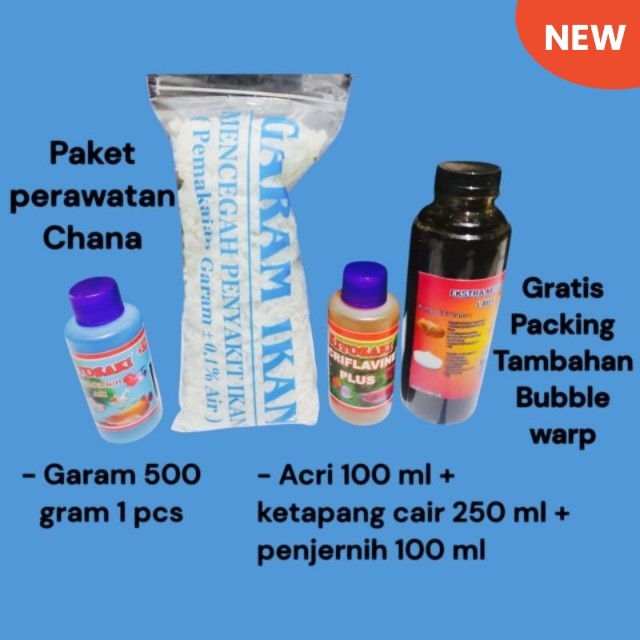 Paket perawatan ikan chana / paket perawatan ikan chana / paket perawatan chana / paket perawatan ik