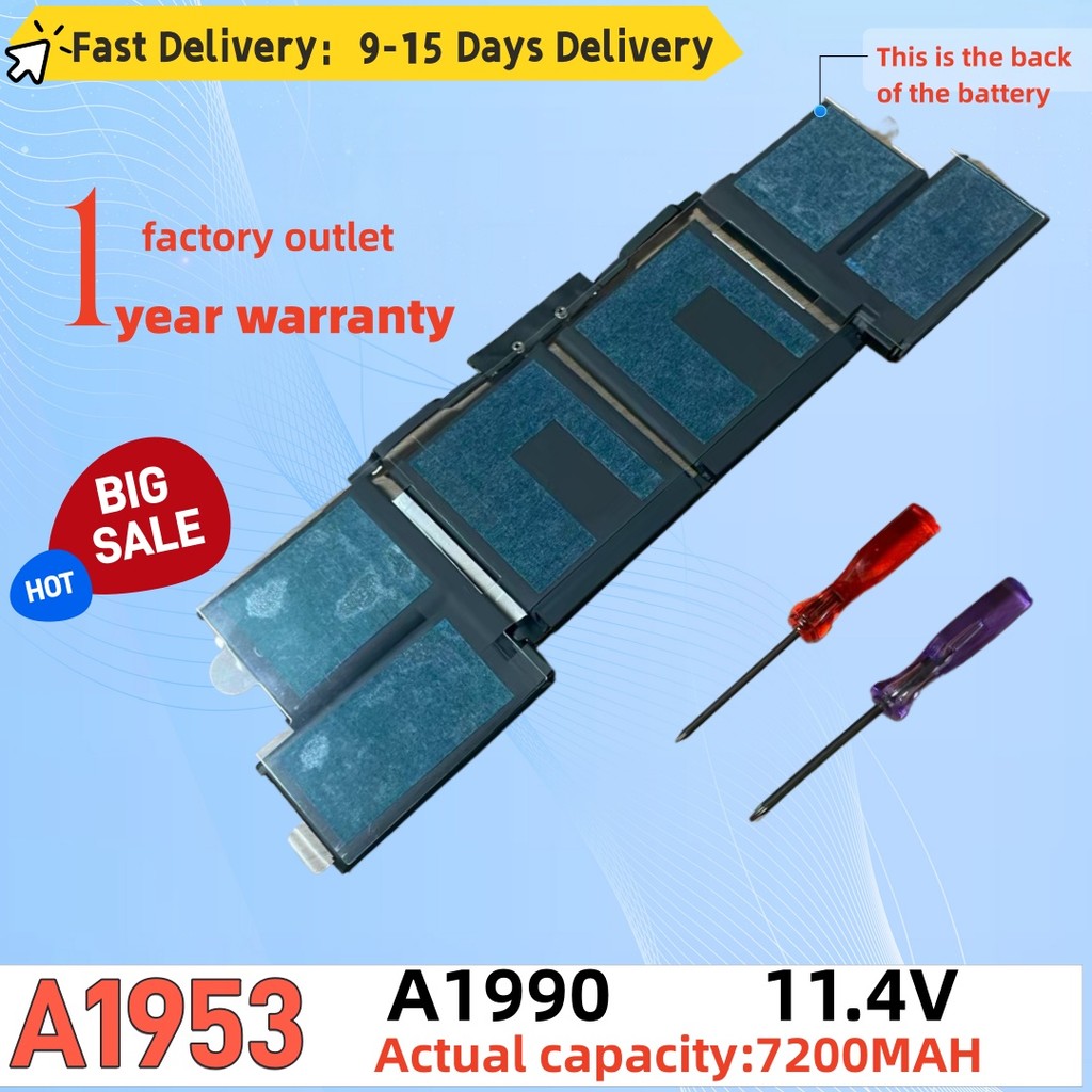 Batteries suitable for Ape MacBookPro A1953 A1990 15-in 2018 laptops