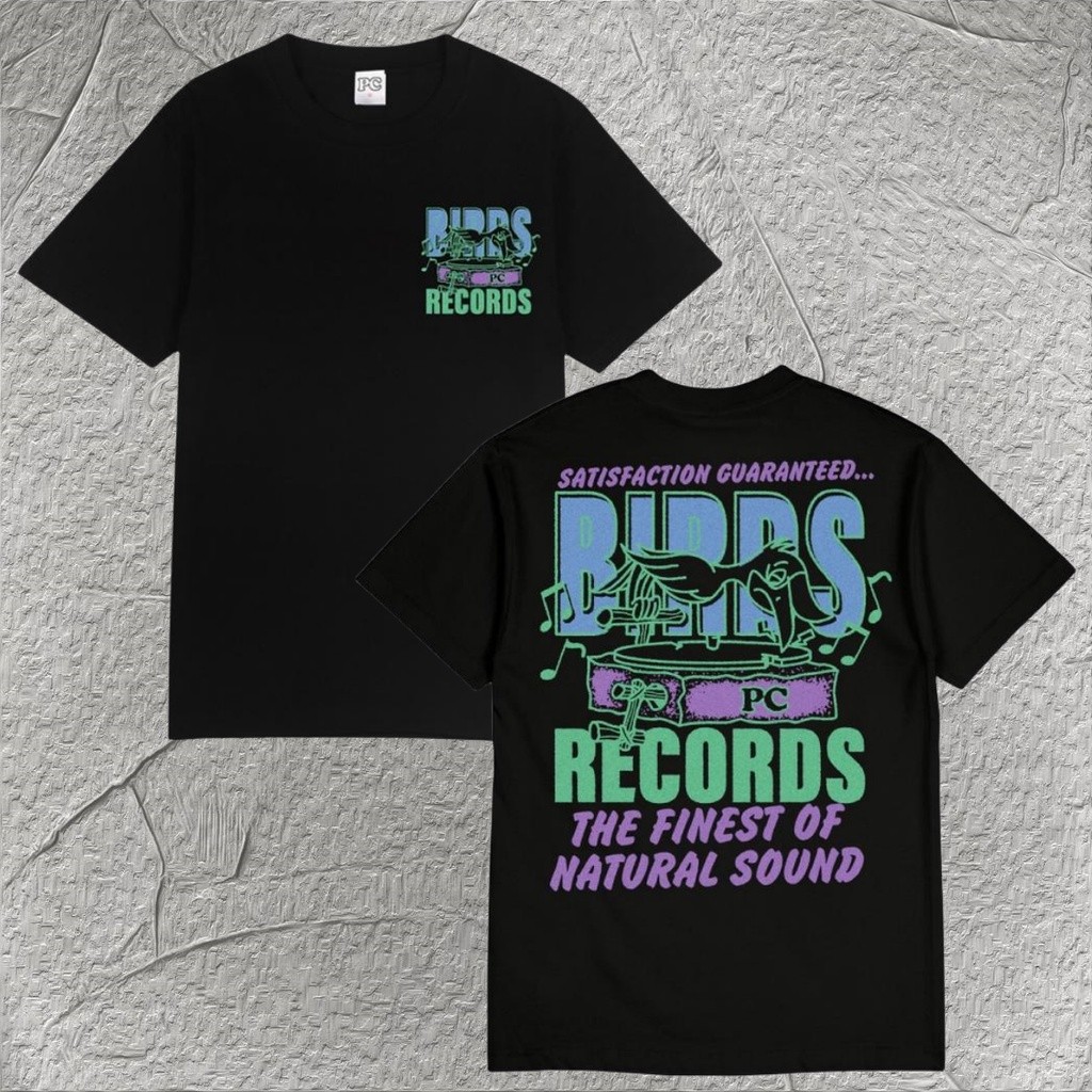 COD  Public Culture - Birds Tee - Black Fashion T-Shirt