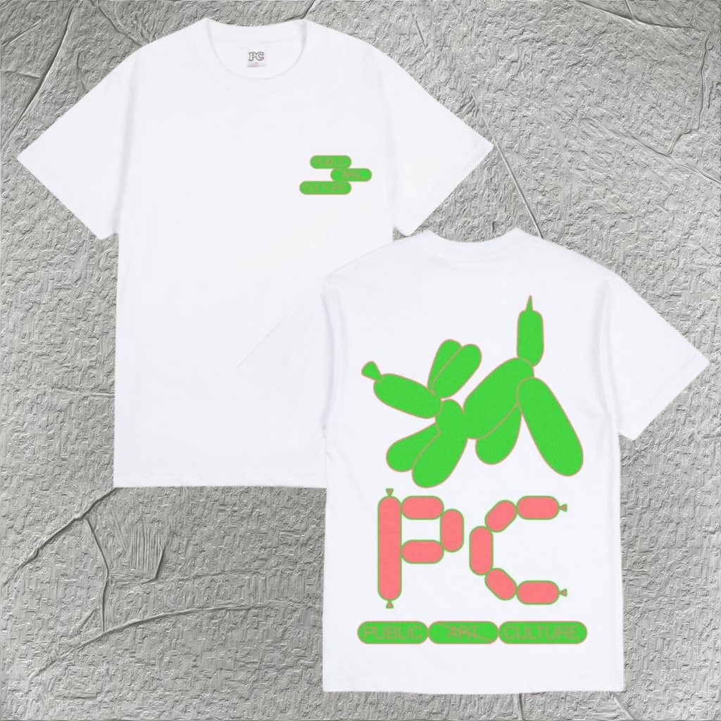COD  Public Culture - Koons Tee - White Fashion T-Shirt