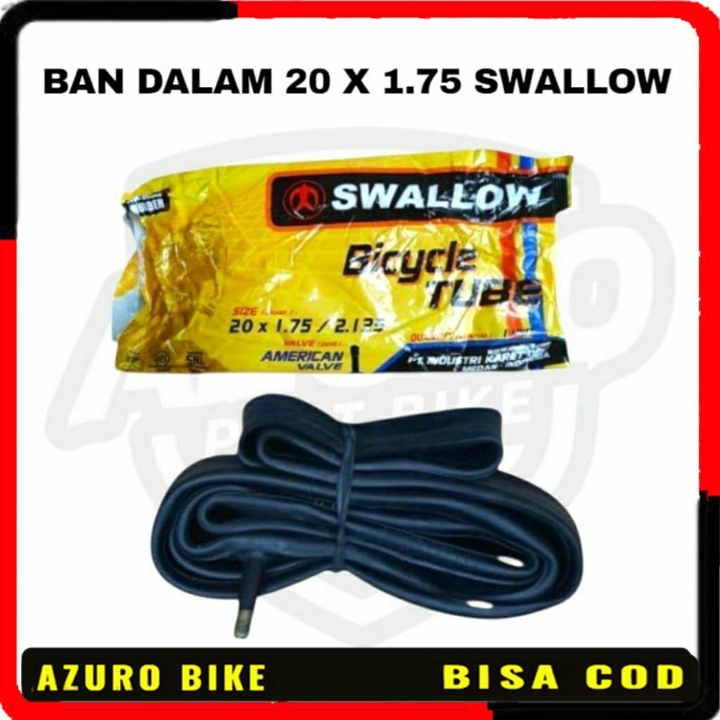 BAN DALAM SEPEDA SWALLOW UKURAN 20 x 1.75 / 1.90 / 1.95 / 2.125