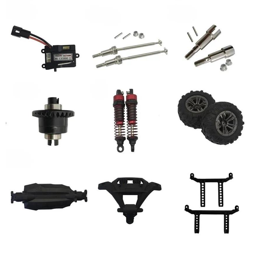 XLH XINLEHONG 9130 9135 9136 9137 9138 1/16 RC Car Spare Parts fferential Shock Absorber Swing Arm D