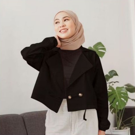 BLAZER WANITA MEWAH ELEGAN ADARA | OUTER KANTOR KEKINIAN | ATASAN FORMAL