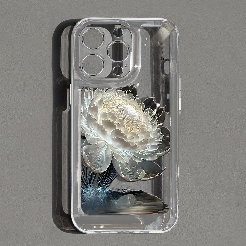 Bunga Kering Lucu Bening Terbaru Soft Case Hp Redmi 15 15C Note 14 Pro Plus 13x A5 A5 14C 13C 13 Not