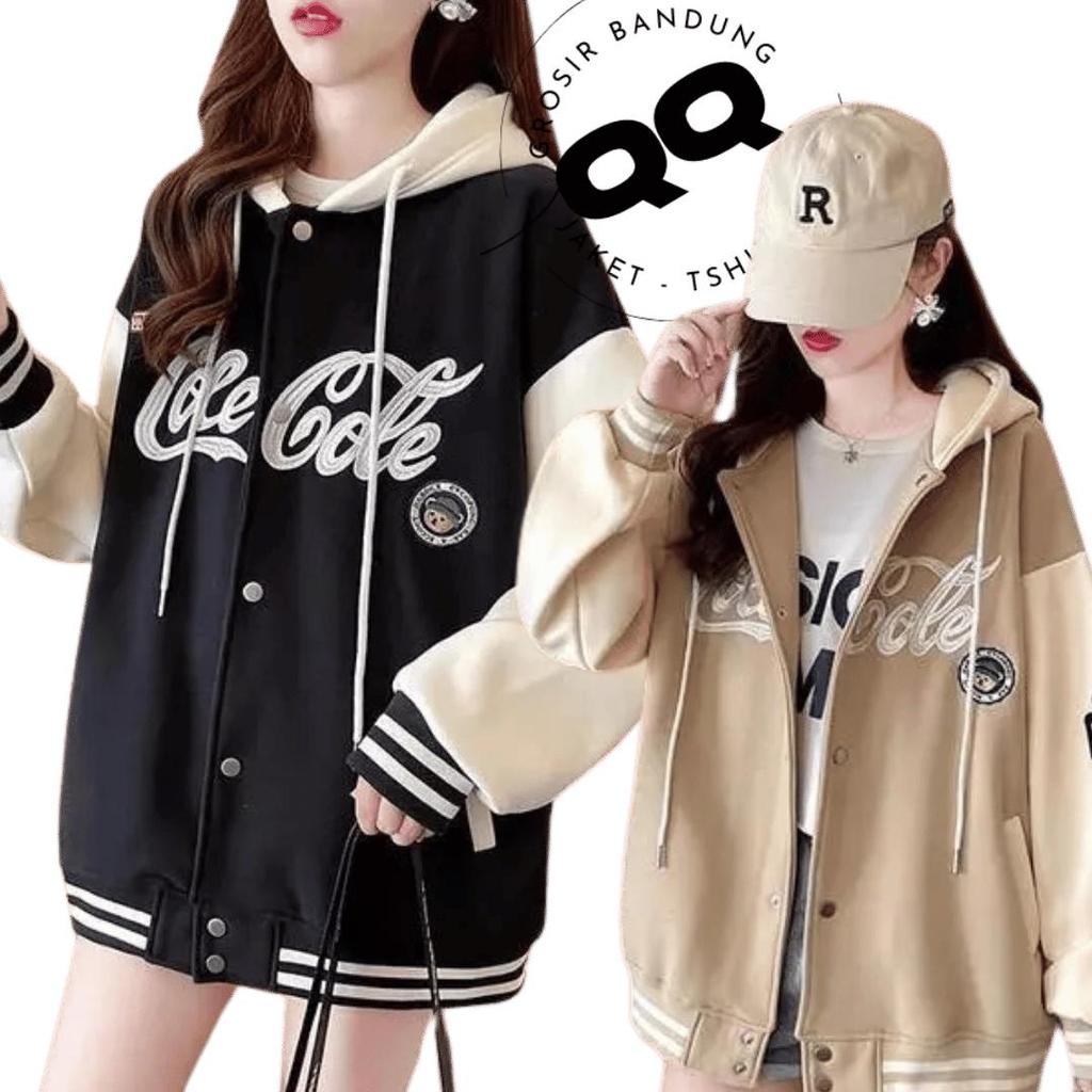 New arrival Cole Cole Baseball Varsity Jaket Cole cole baseball bahan fleece Termurah Bergaransi
