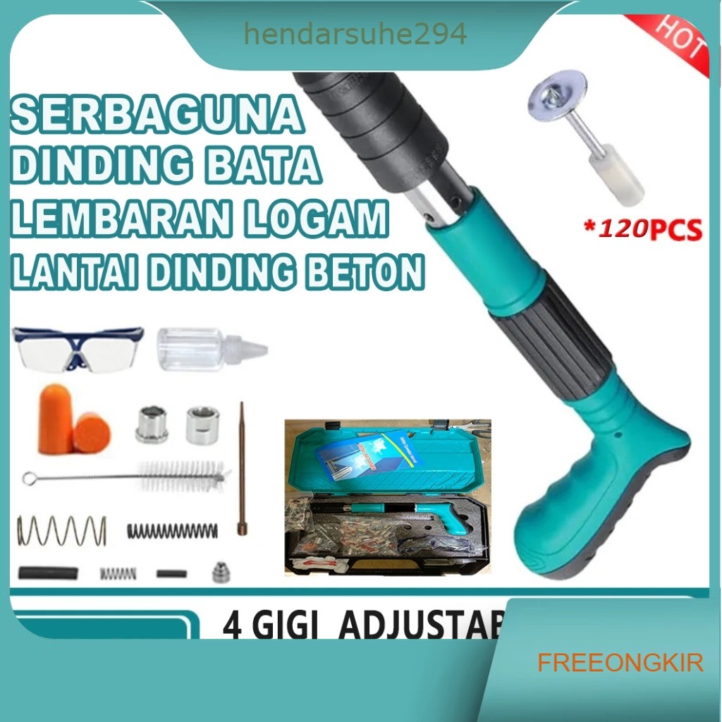 Nail gun / Alat paku tembak beton / nails guns rivet tool / mesin paku rivet / paku tembak manual / 