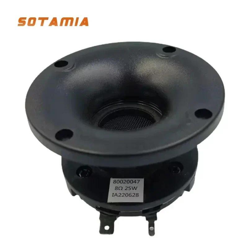 SOTAMIA 2Pcs Portable Auo Tweeter Speaker Driver 8 Ohm 25W 80MM Horn Tweeter Outdoor Speaker Home Mu