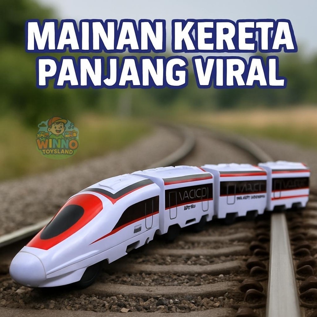 KIDZ Mainan Kereta Api Indonesia Lokomotif Gerbong Kereta Api Seri Gerbong