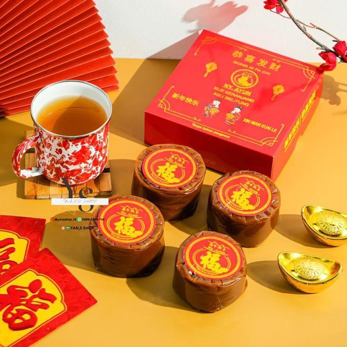 MUMPUNG PROMO KUE KERANJANG NY AYUN | DODOL CINA | THIAM PAN | NIAN GAO BAKUL 1KG - ISI 4 TERLARIS