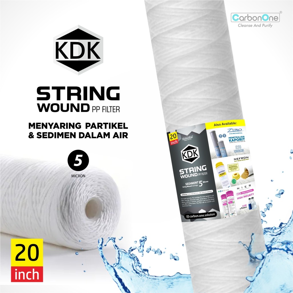 String Wound Filter 20" 5micron (50)