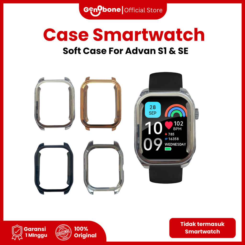 GenObone Case Smartwatch-Soft Case For Advan S1 and Advan SE Smartwatch