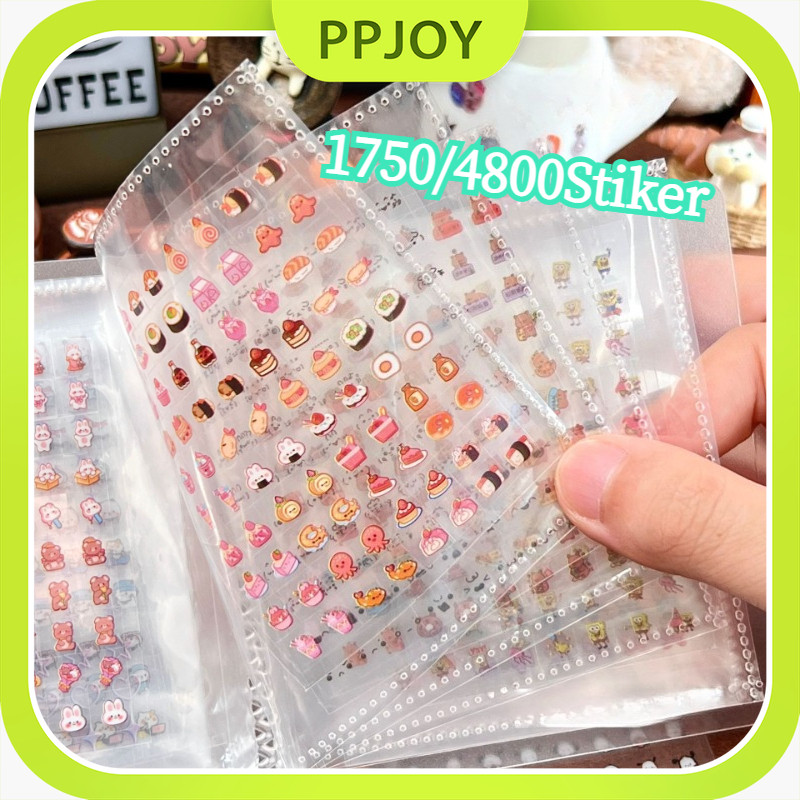 Ready-4800 Stiker / Stiker lucu kartun mini/Sticker Hologram Laser / aesthetic buku jurnal stiker de